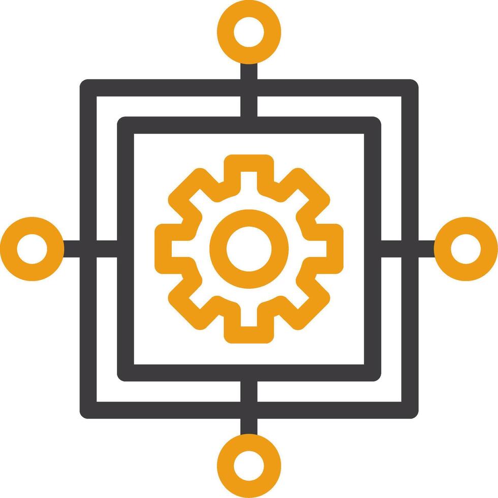 Scope Creep Two Color Icon vector