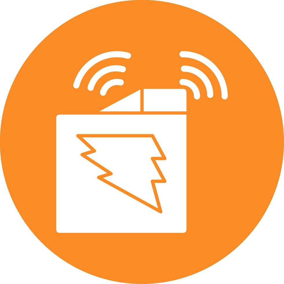 Shift Stride Glyph Circle Icon vector