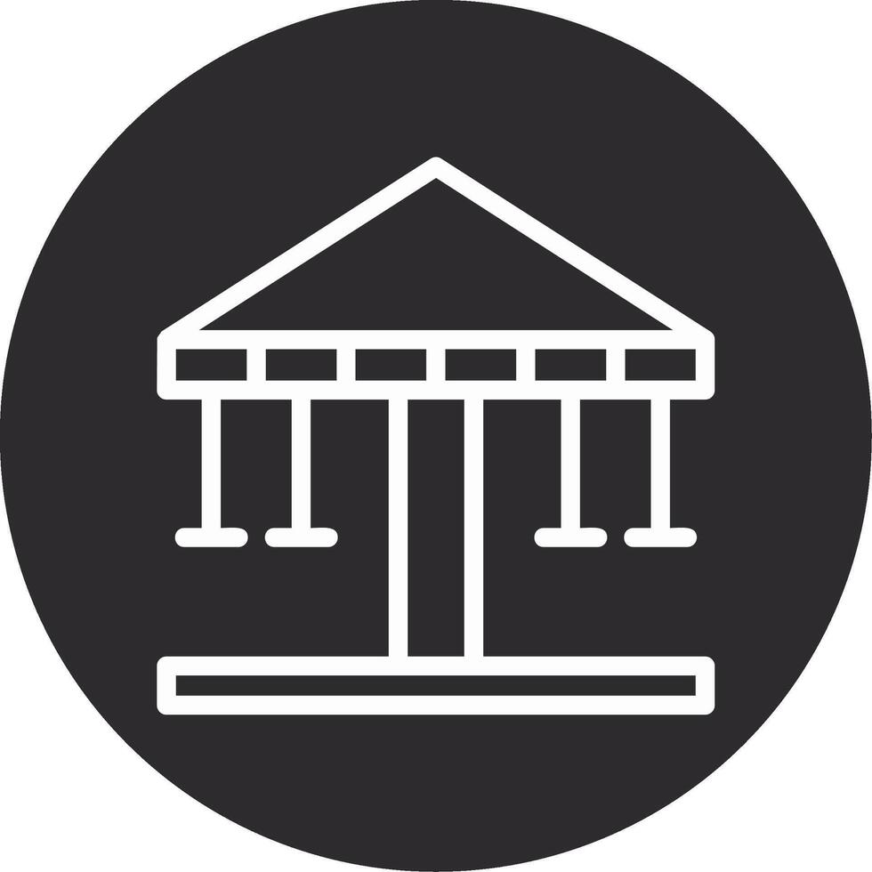 Merry-Go-Round Inverted Icon vector