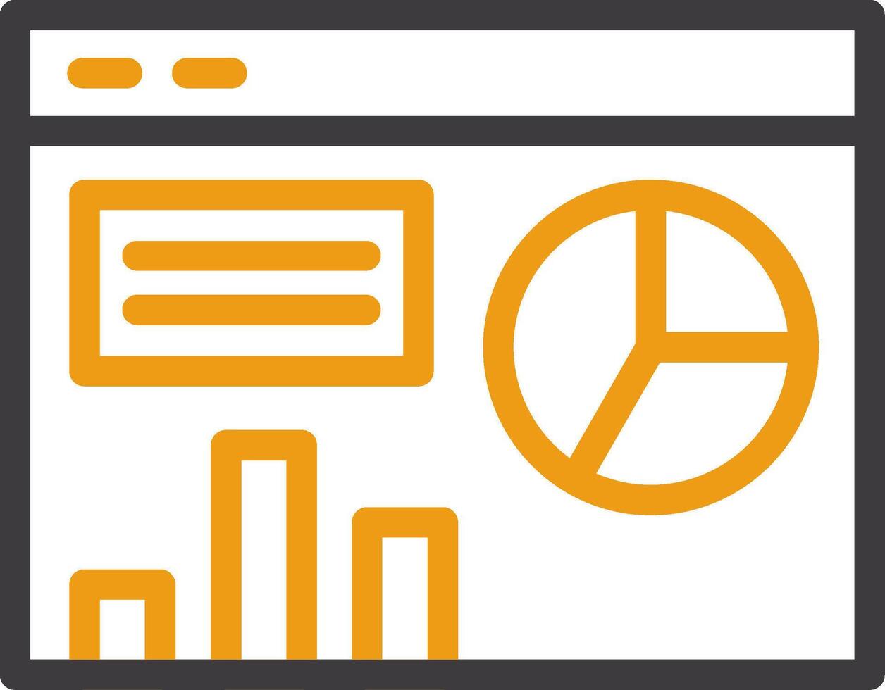 Dashboard Two Color Icon vector