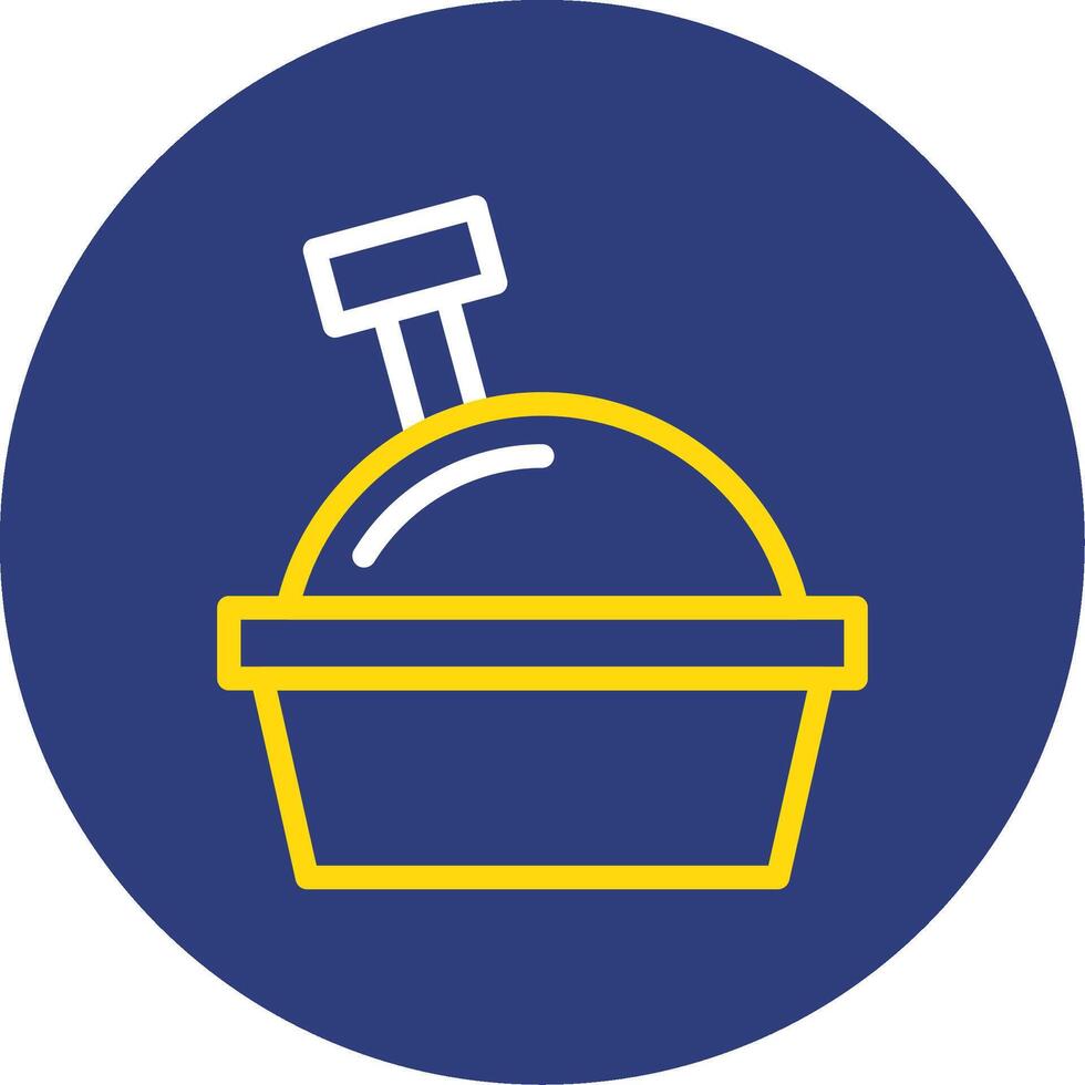 Sandbox Dual Line Circle Icon vector