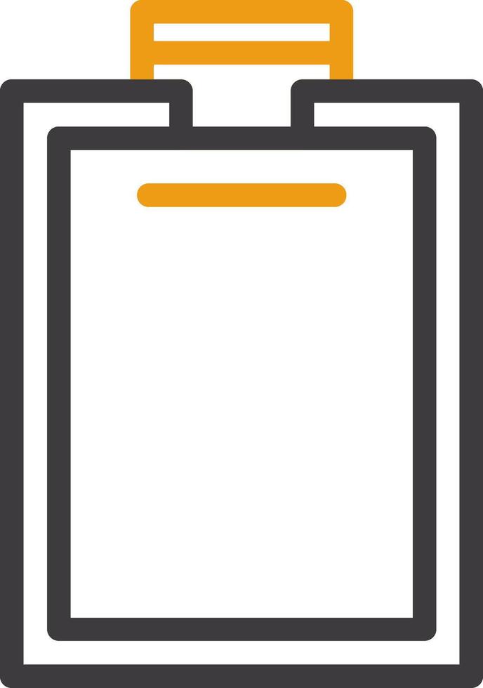 Clipboard Two Color Icon vector