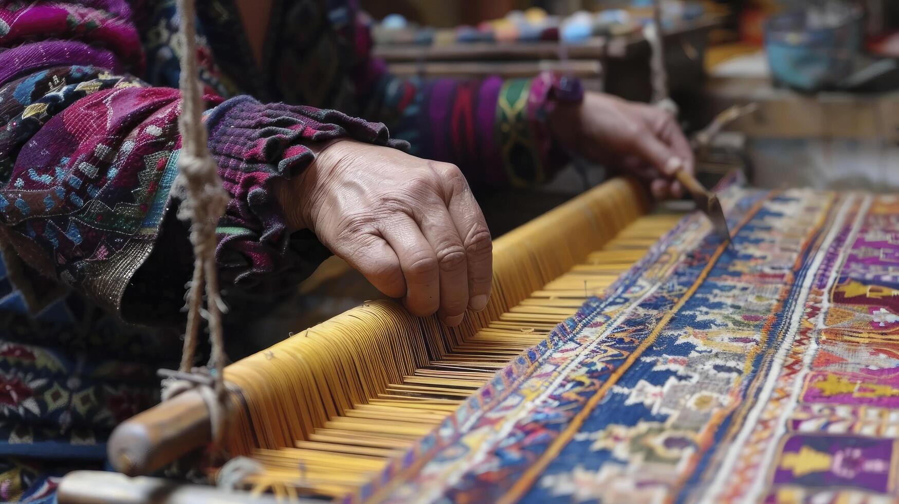 AI generated The importance of preserving traditional handmade crafts in a world increasingly dominated by mass production and technology. photo