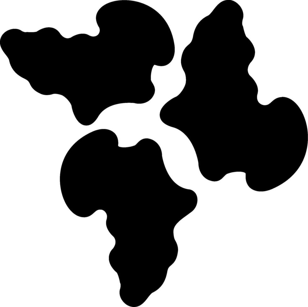 World Map Glyph vector