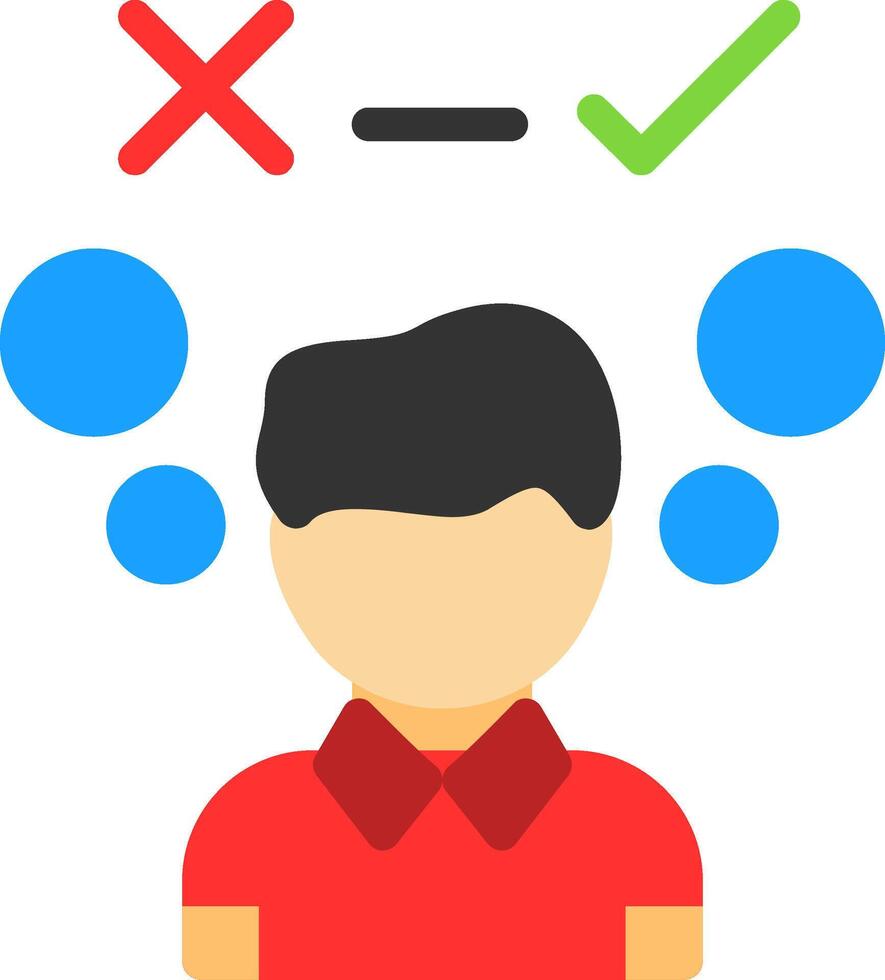 Decision Flat Icon vector