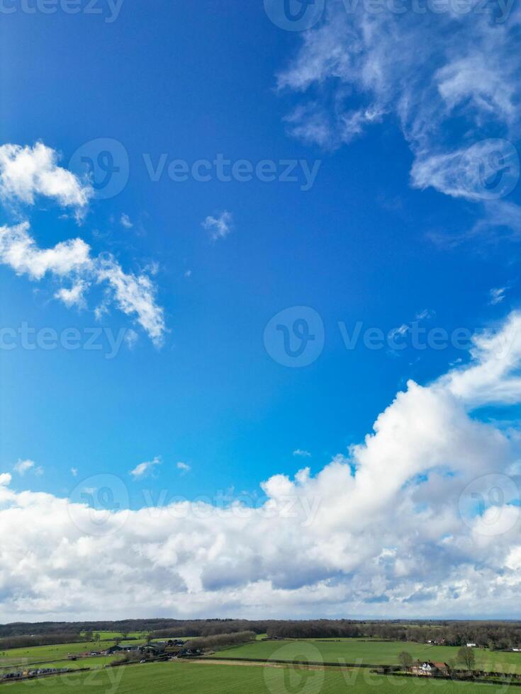 Sky and Clouds over Welwyn Garden City of England UK. March 1st, 2024 photo