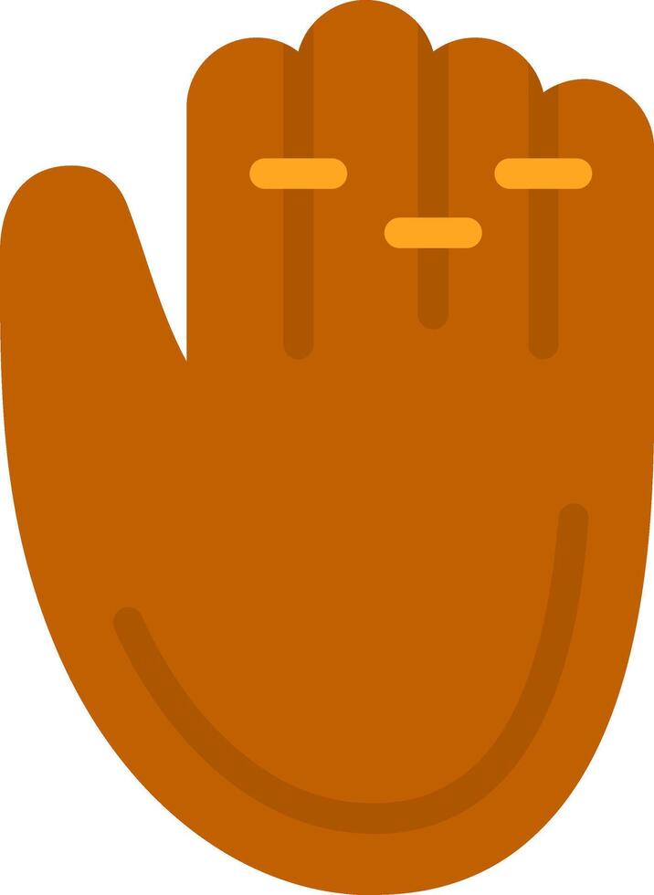 Baseball Glove Flat Icon vector