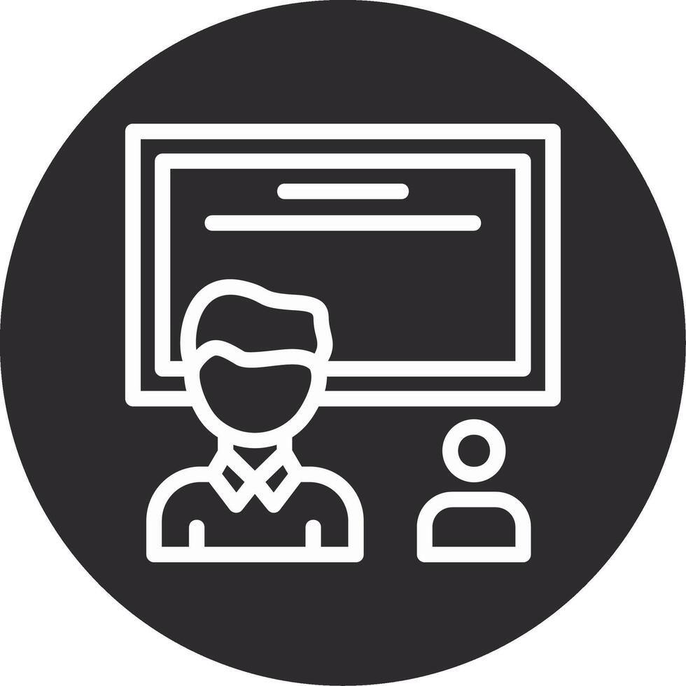 Training Inverted Icon vector