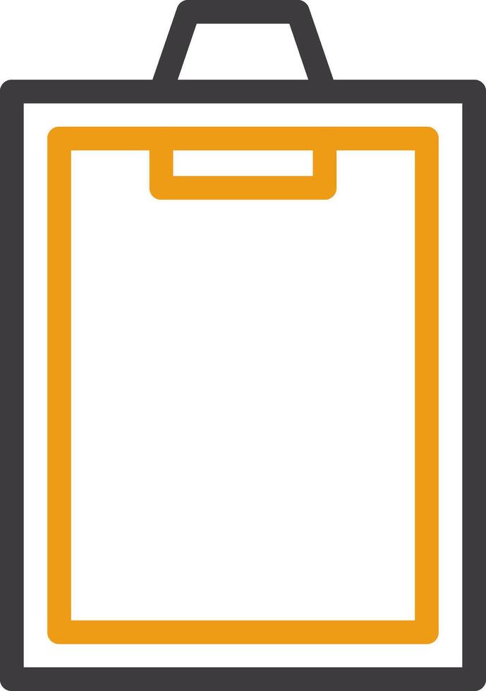 Clipboard Two Color Icon vector