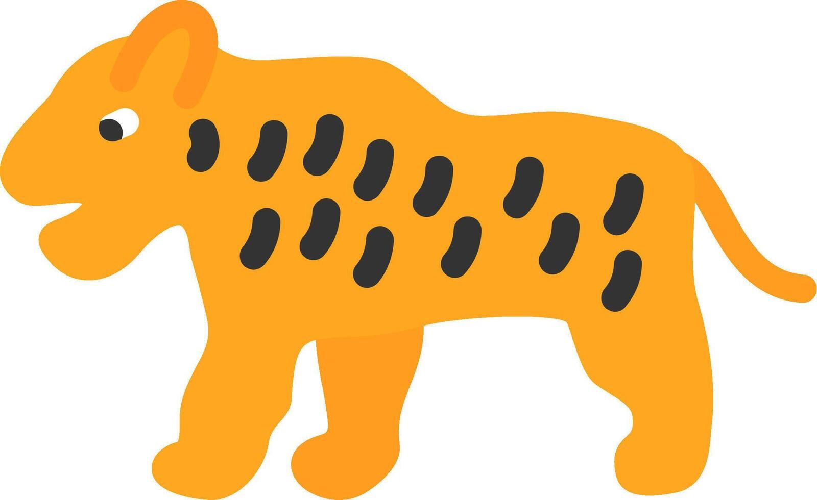 Tiger Flat Icon vector