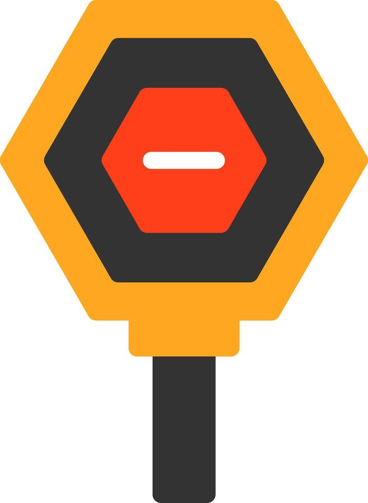 Stop Sign Flat Icon vector