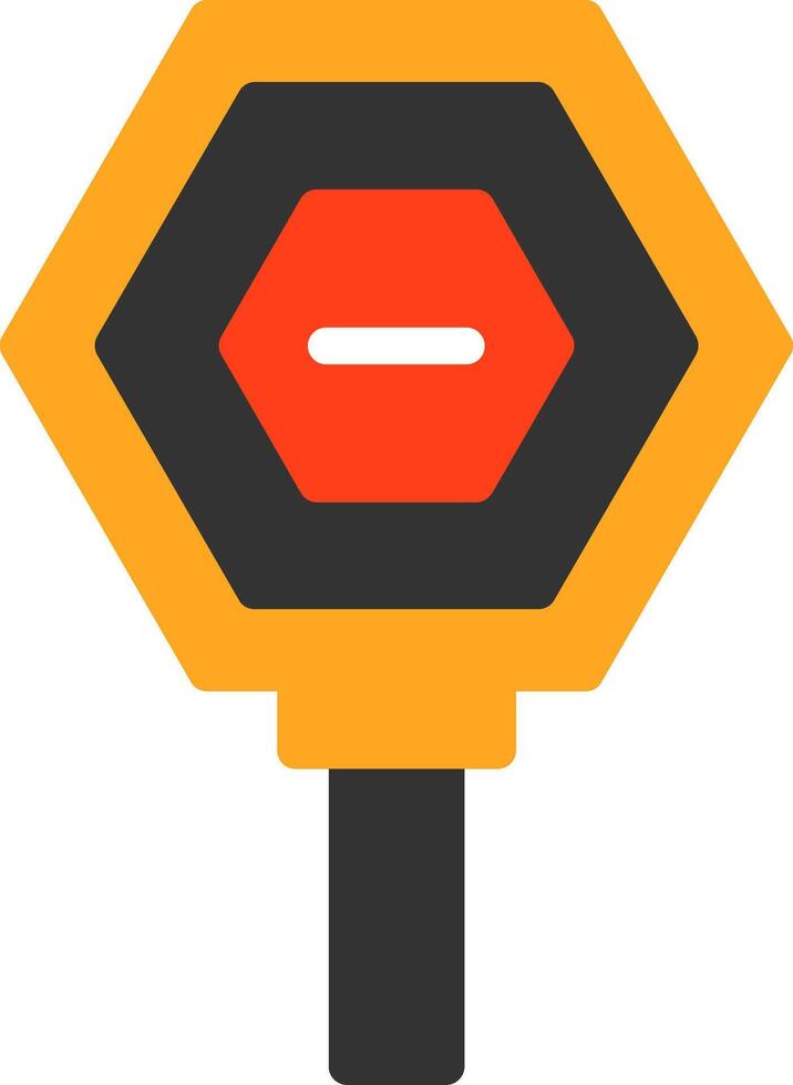 Stop Sign Flat Icon vector