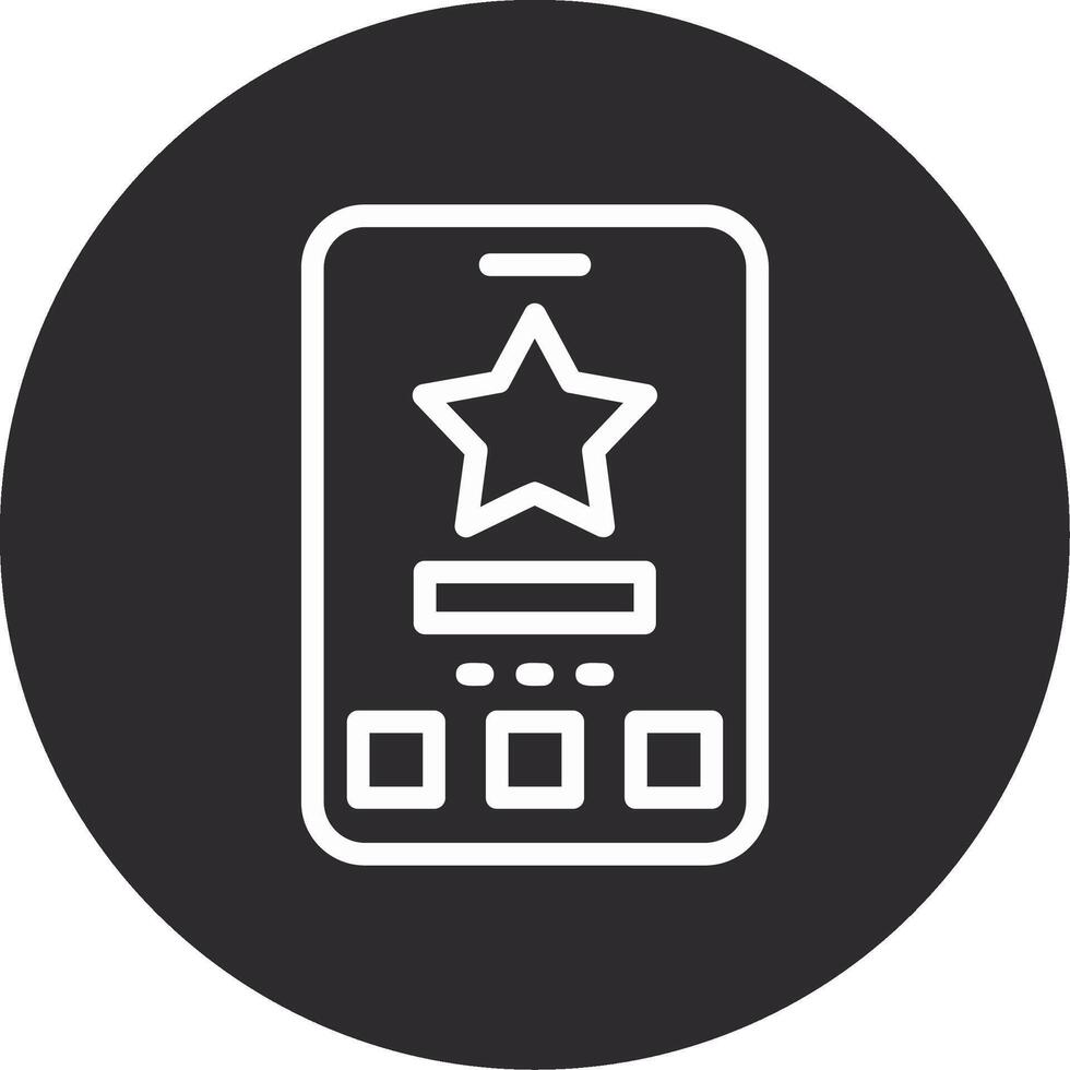 Star Inverted Icon vector