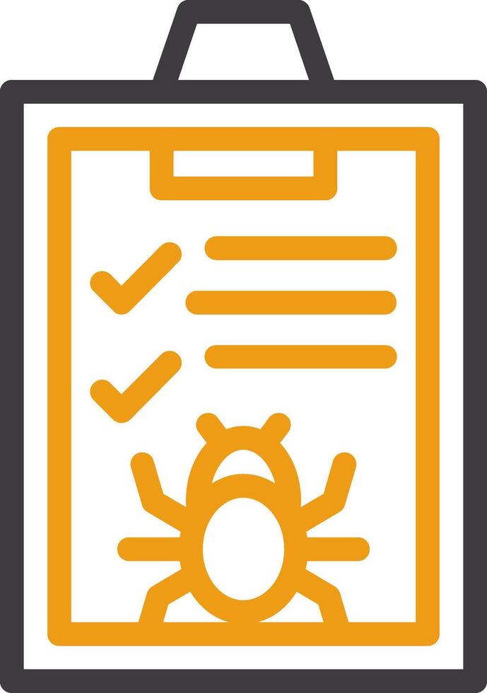 Bug Two Color Icon vector