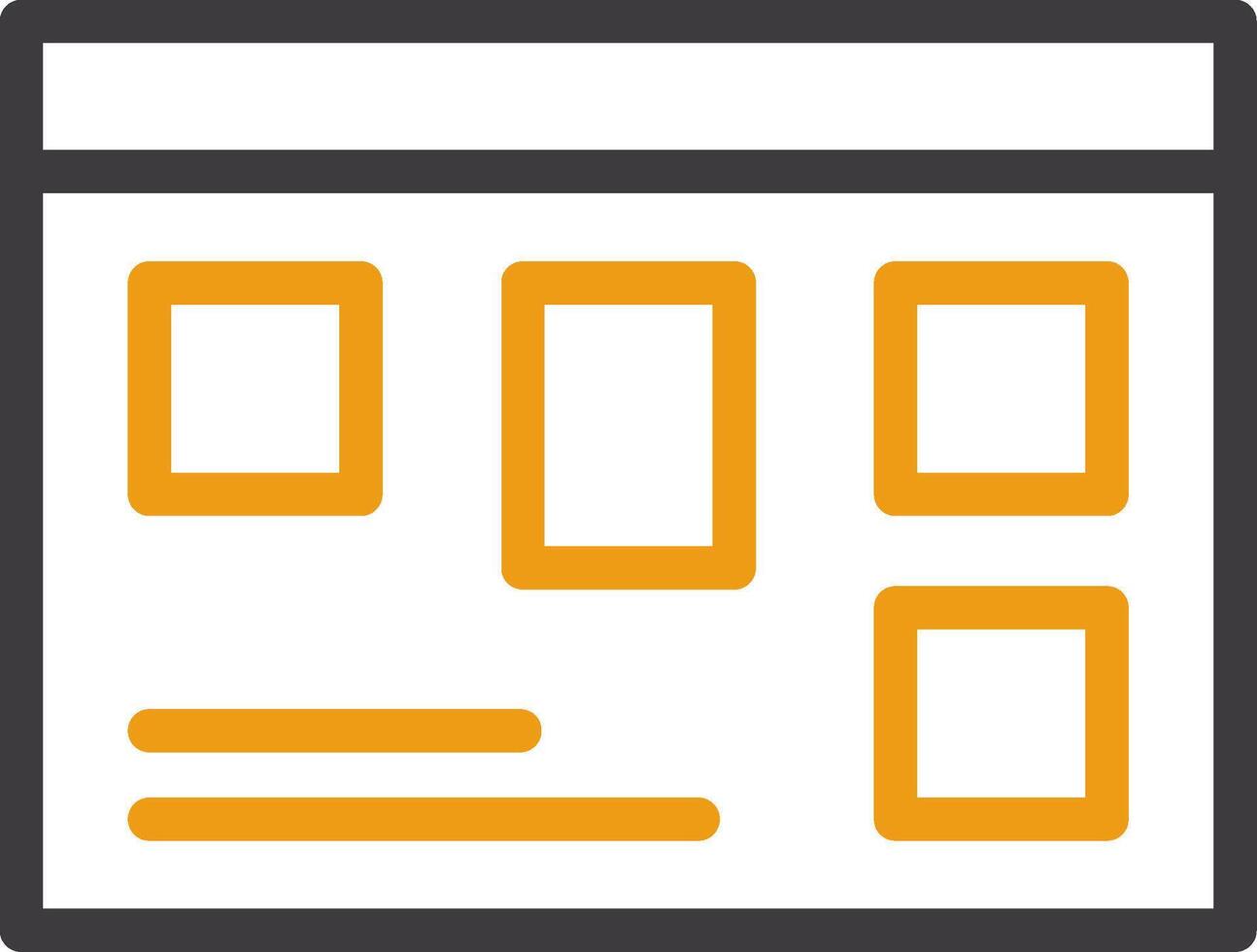 Scrum Board Two Color Icon vector