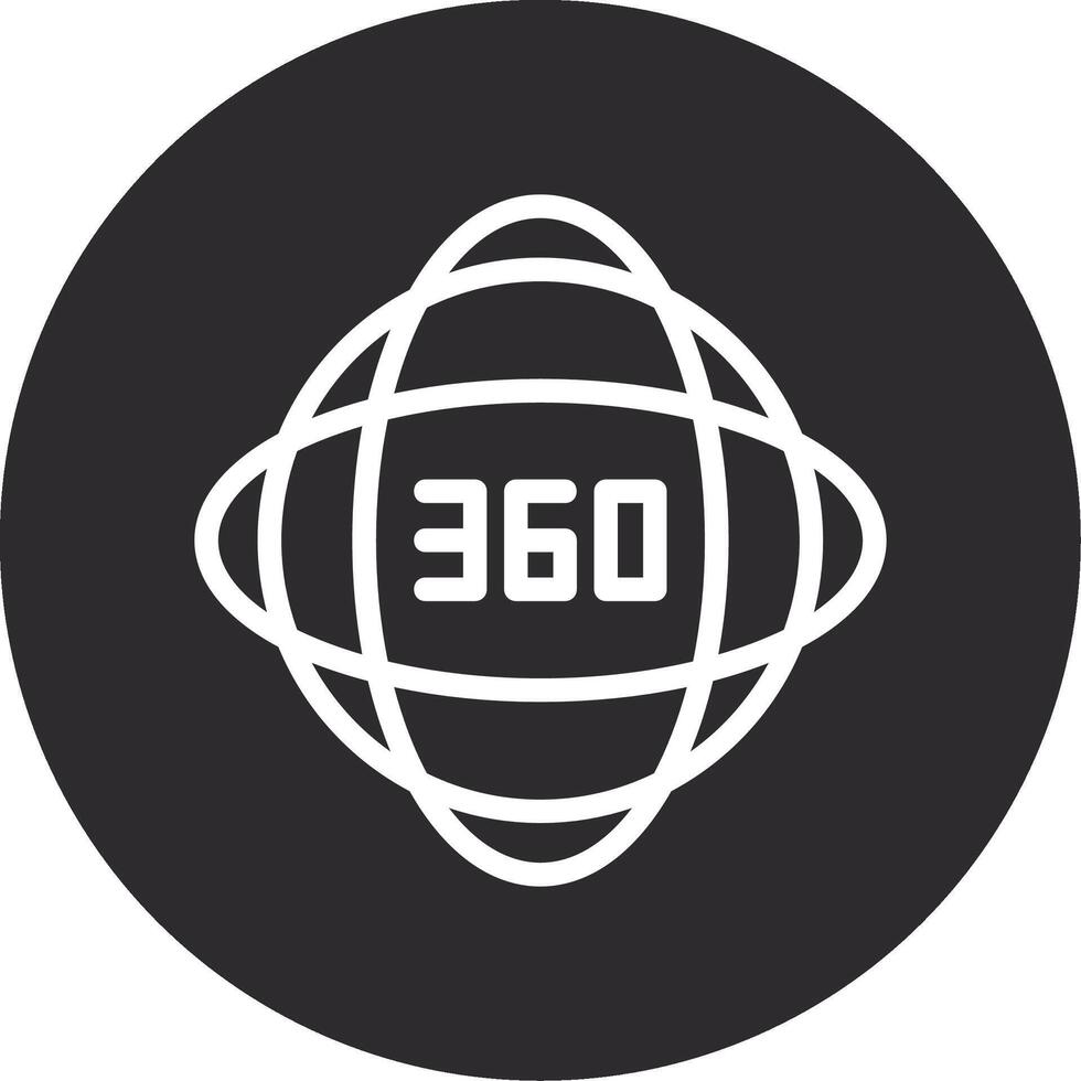 Impact 360 Inverted Icon vector