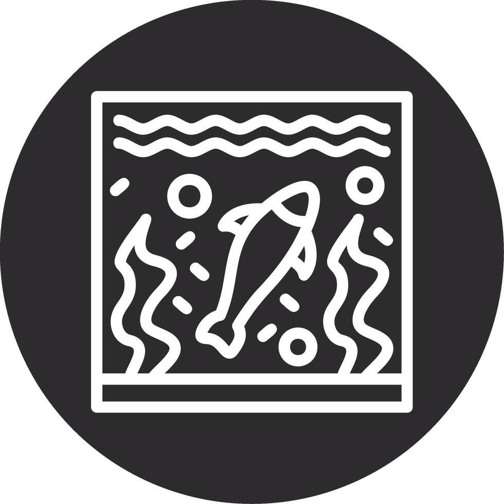 Aquarium Inverted Icon vector
