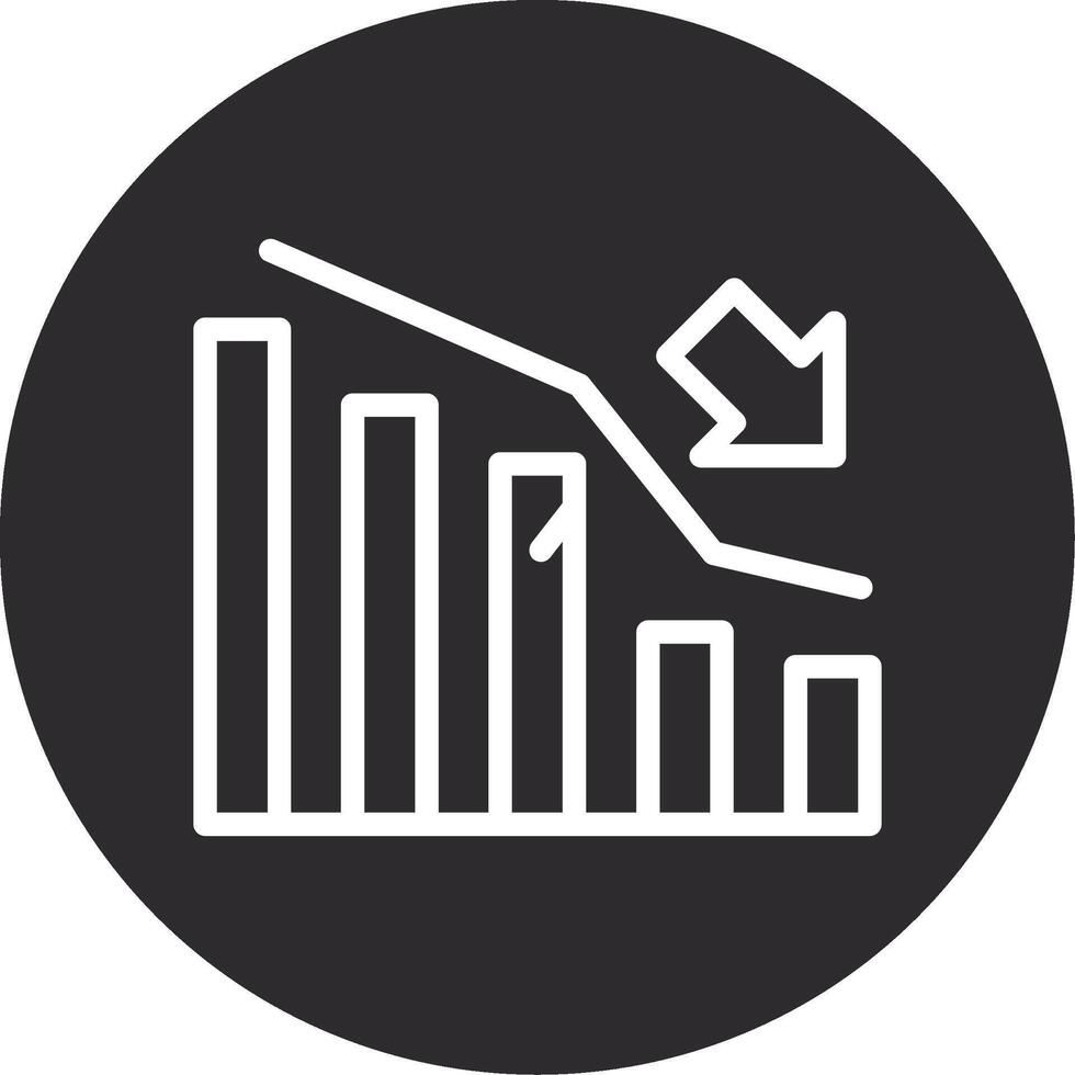 Rise Rift Inverted Icon vector