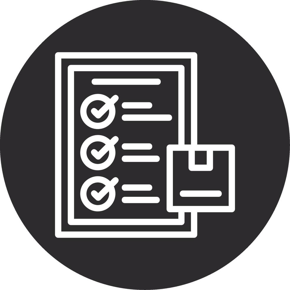 Inspection Inverted Icon vector