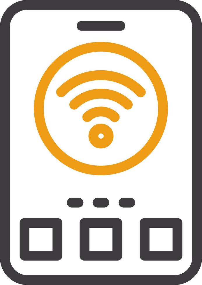 Wi-Fi Two Color Icon vector