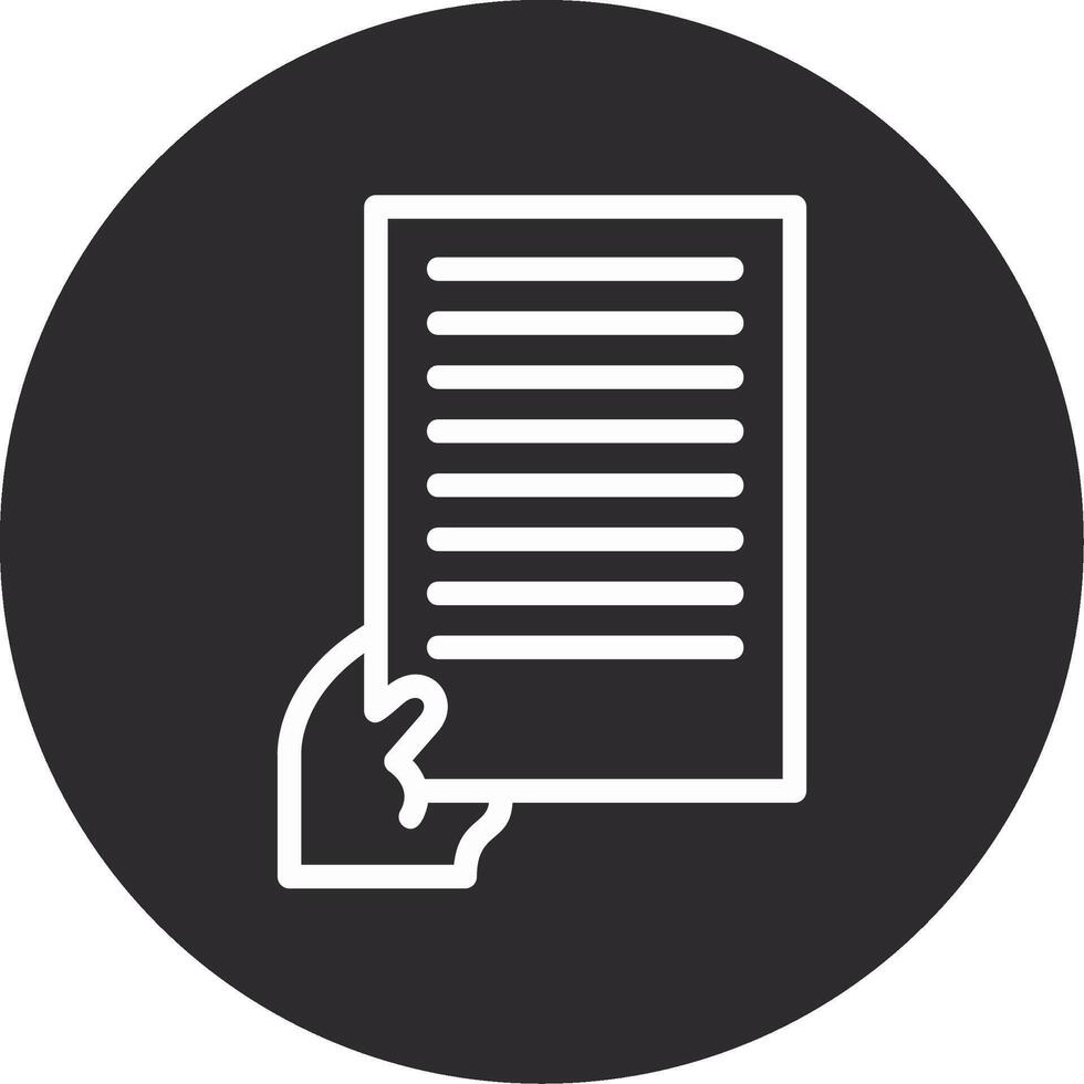 Handover Inverted Icon vector