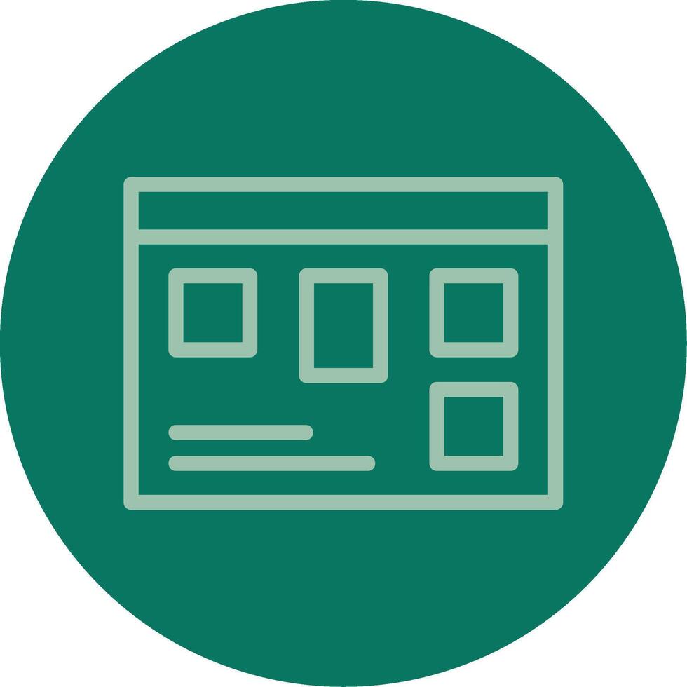 Scrum Board Line Multi color Icon vector
