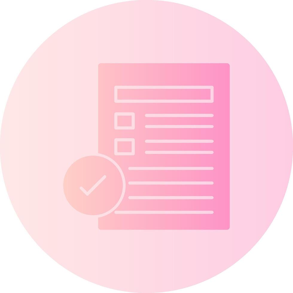 Test Gradient Circle Icon vector