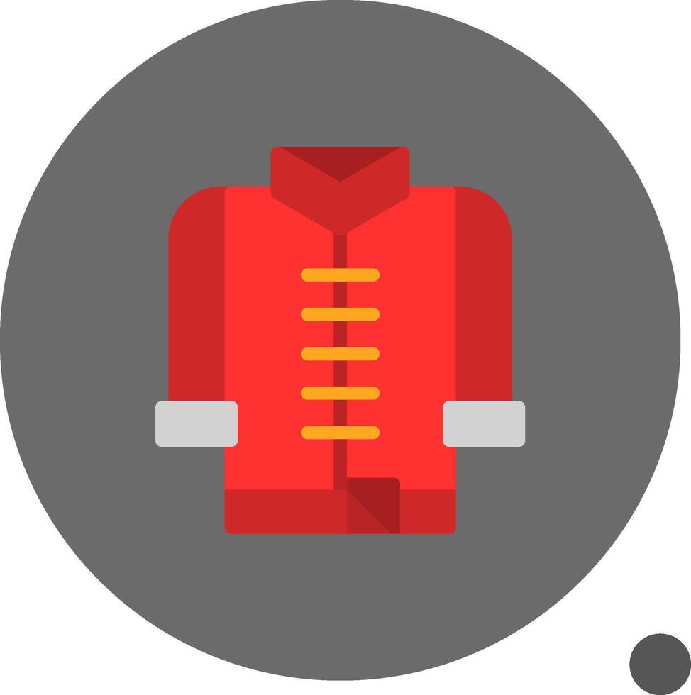 Espiga traje plano sombra icono vector