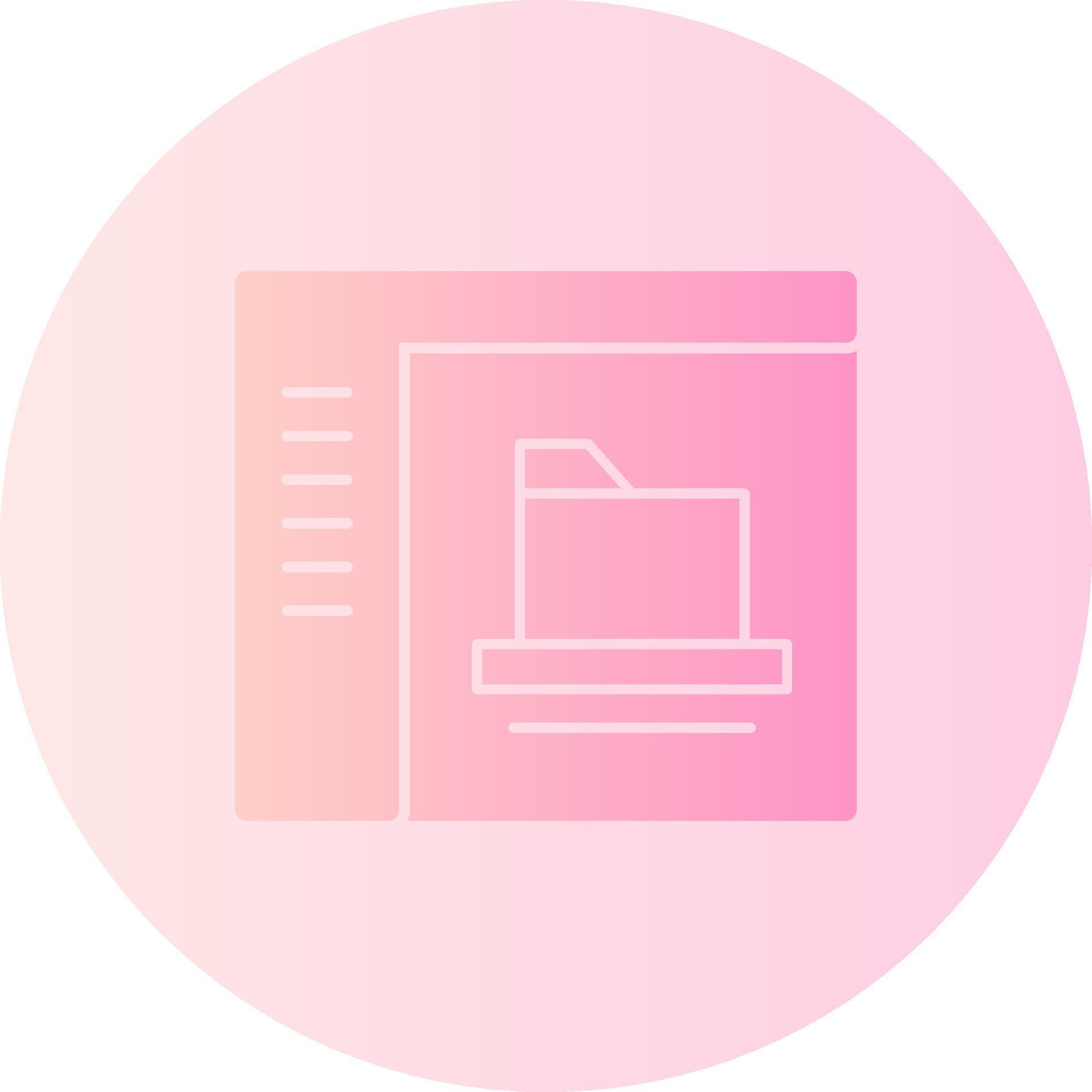 Folder Gradient Circle Icon 40891984 Vector Art at Vecteezy