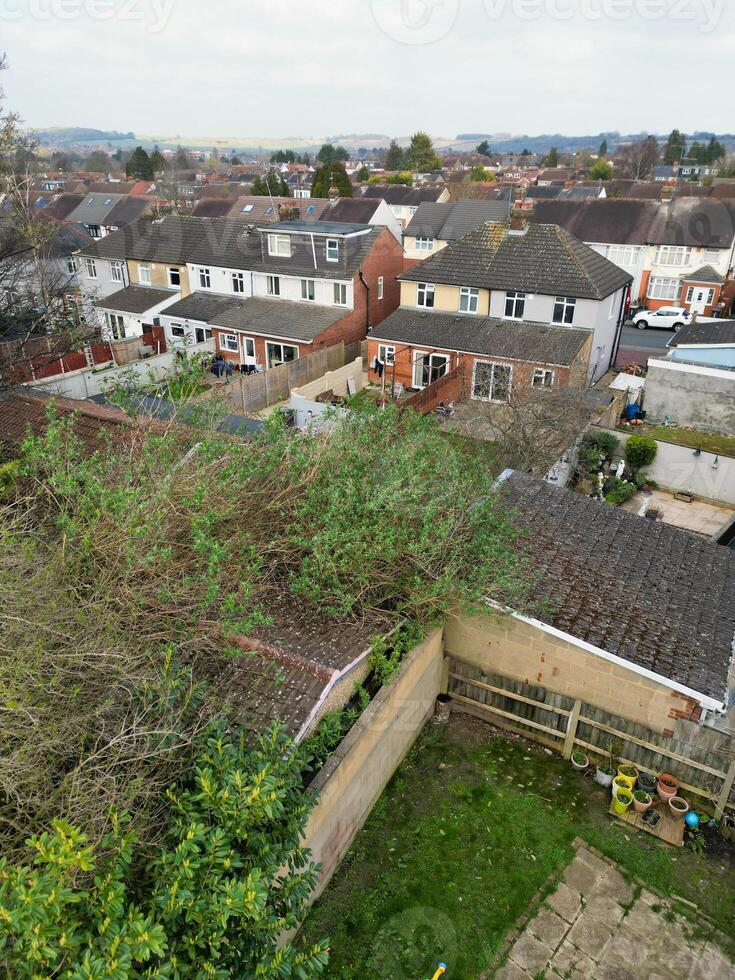 High Angle View of Luton Town of England photo