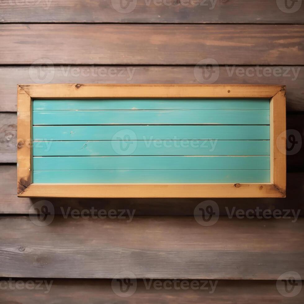 AI generated Cute sign, wooden sign with copy space, AI Generative photo