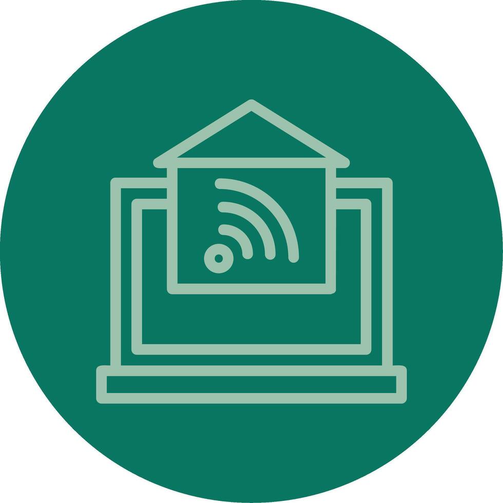 Home Automation Line Multi color Icon vector