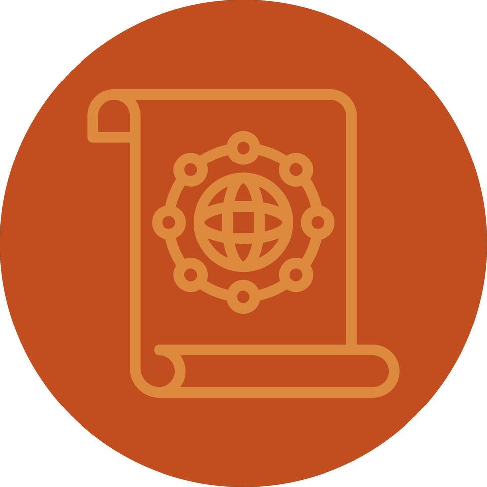 Unity Quest Line Multi color Icon vector