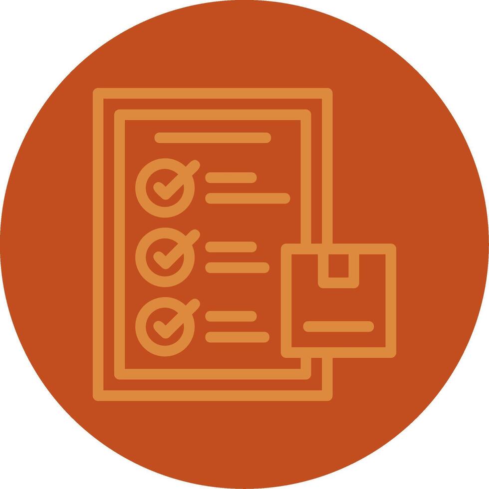 Inspection Line Multi color Icon vector