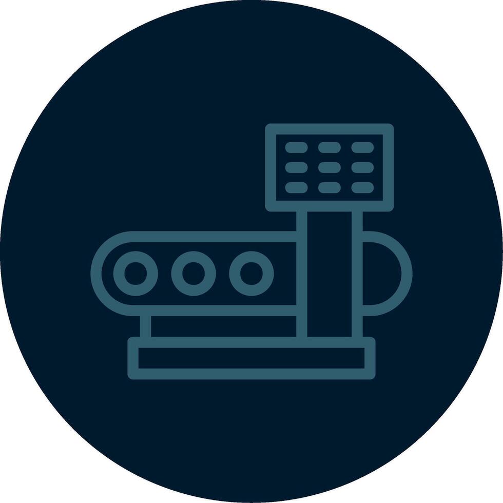 Machine Settings Line Multi color Icon vector