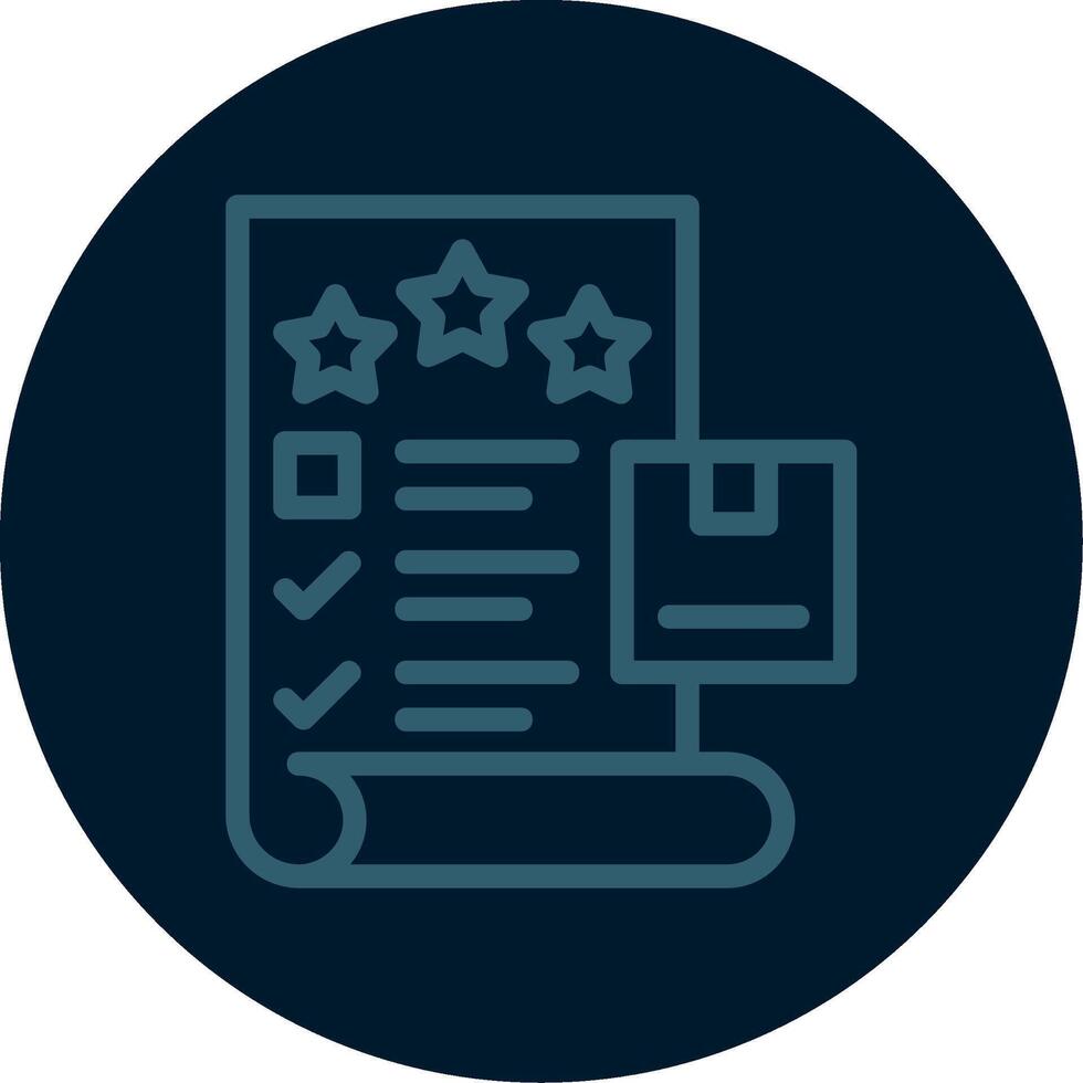 Quality Check Line Multi color Icon vector