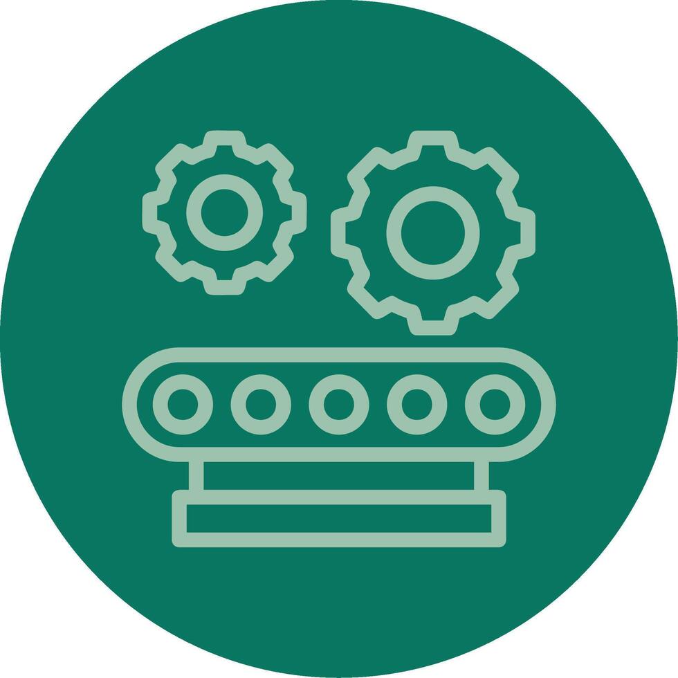 Industry Settings Line Multi color Icon vector