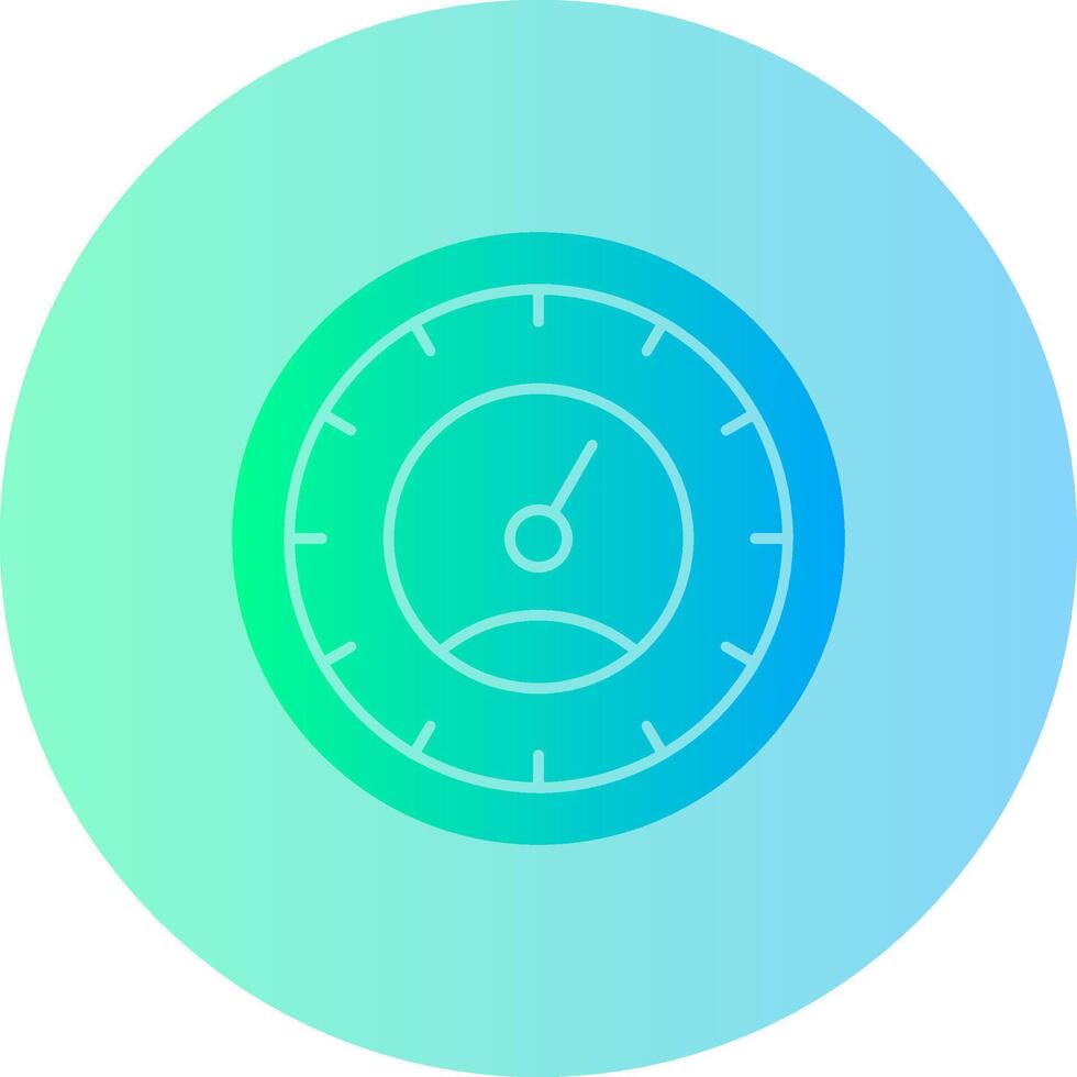 Velocity Gradient Circle Icon vector