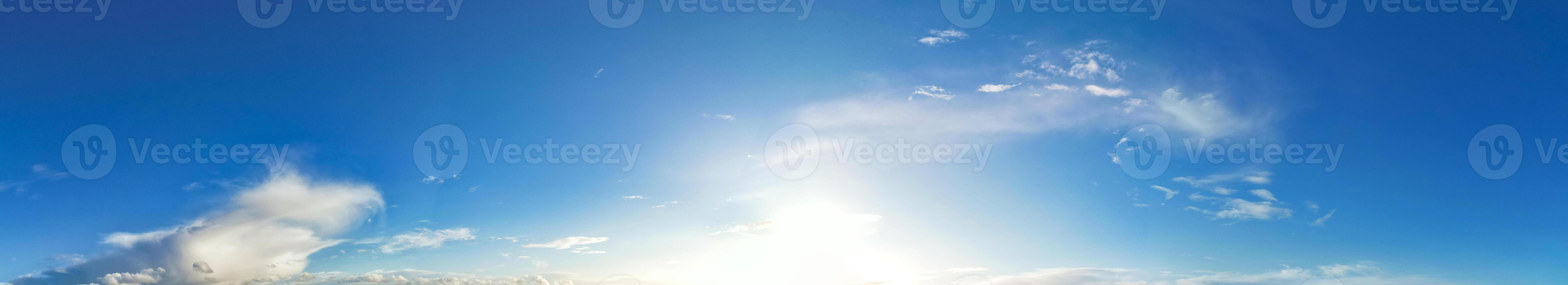 High Angle Panoramic View Dramatical Sky and Clouds photo