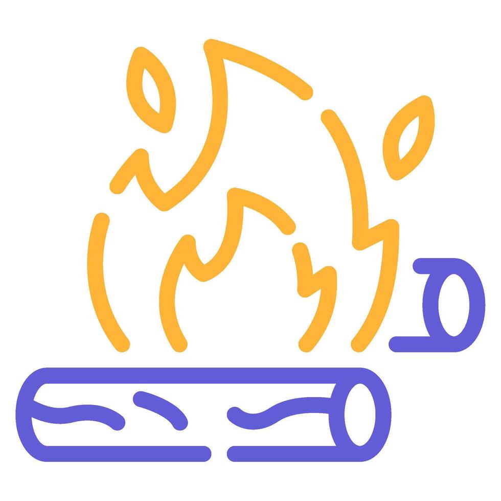 Bonfire Icons for web, app, infographic, etc vector