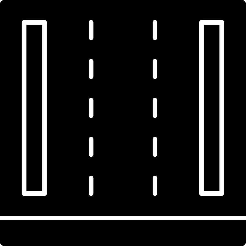 Highway Glyph Icon vector