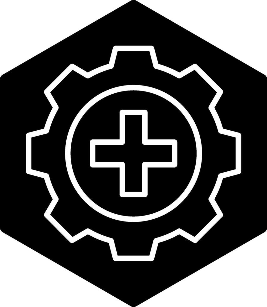 Safety First Glyph Icon vector