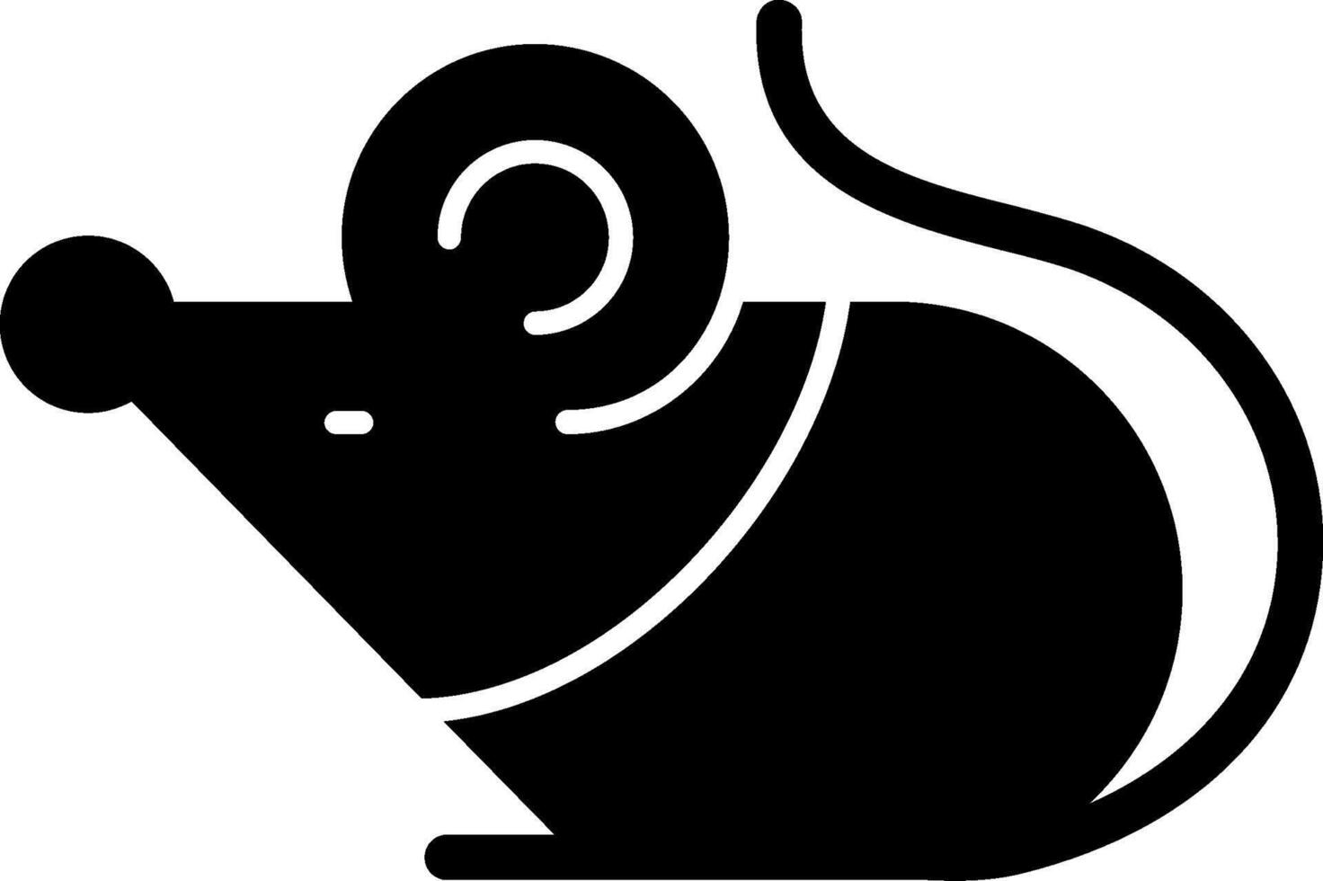 Chinese Zodiac Glyph Icon vector