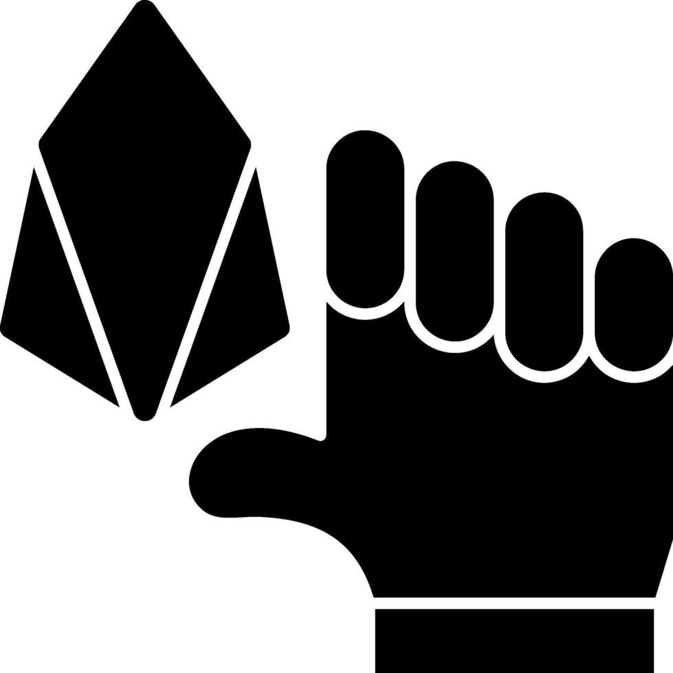 Empower Eon Glyph Icon vector