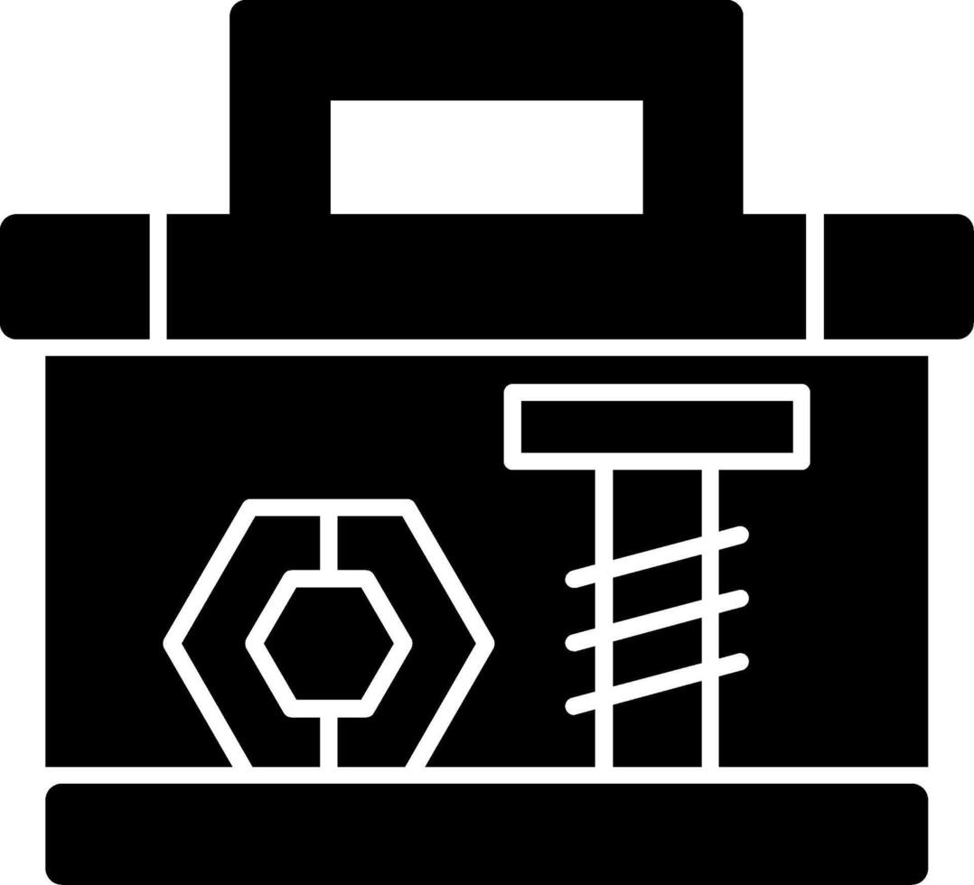 Toolbox Glyph Icon vector