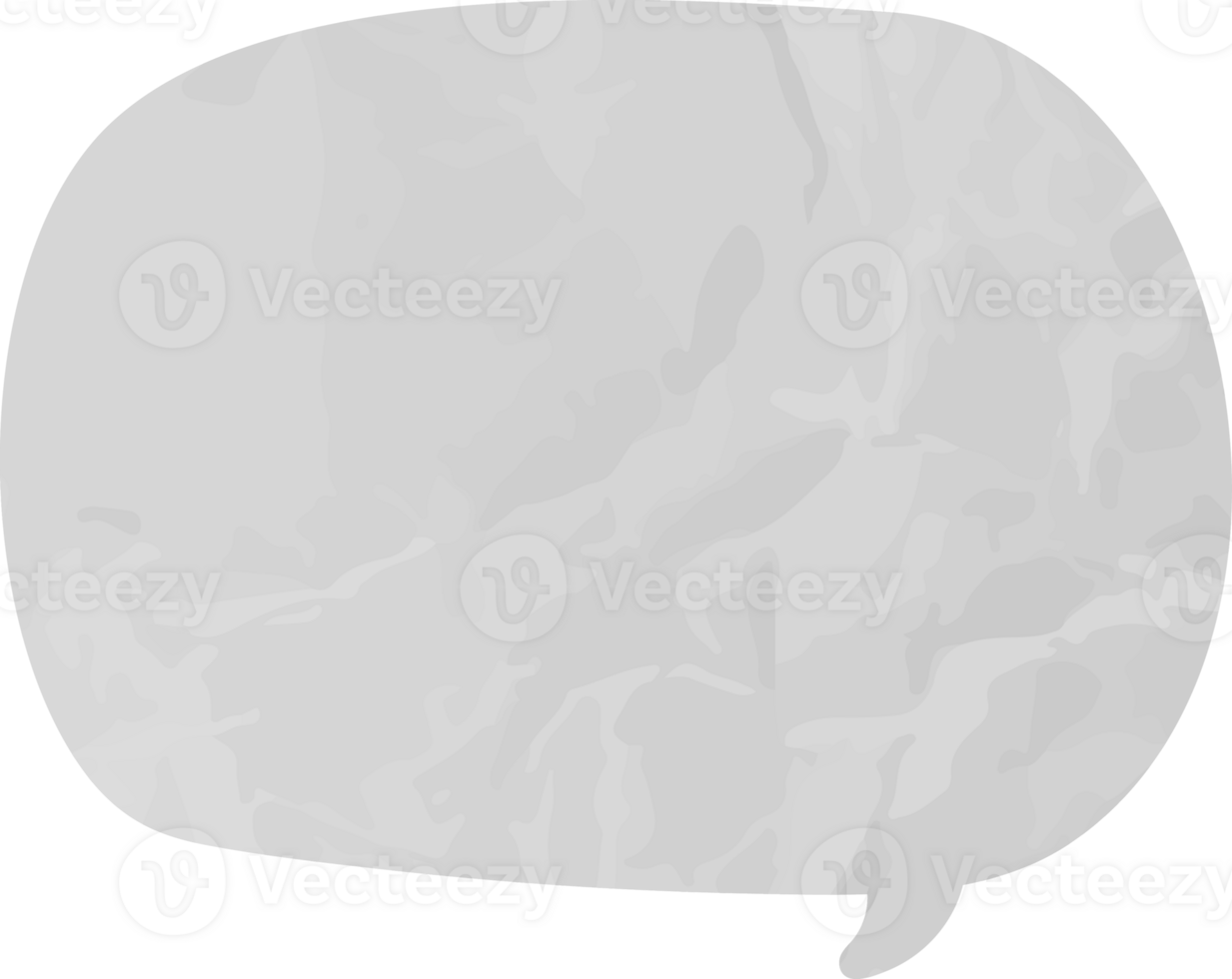 old paper speech bubble png