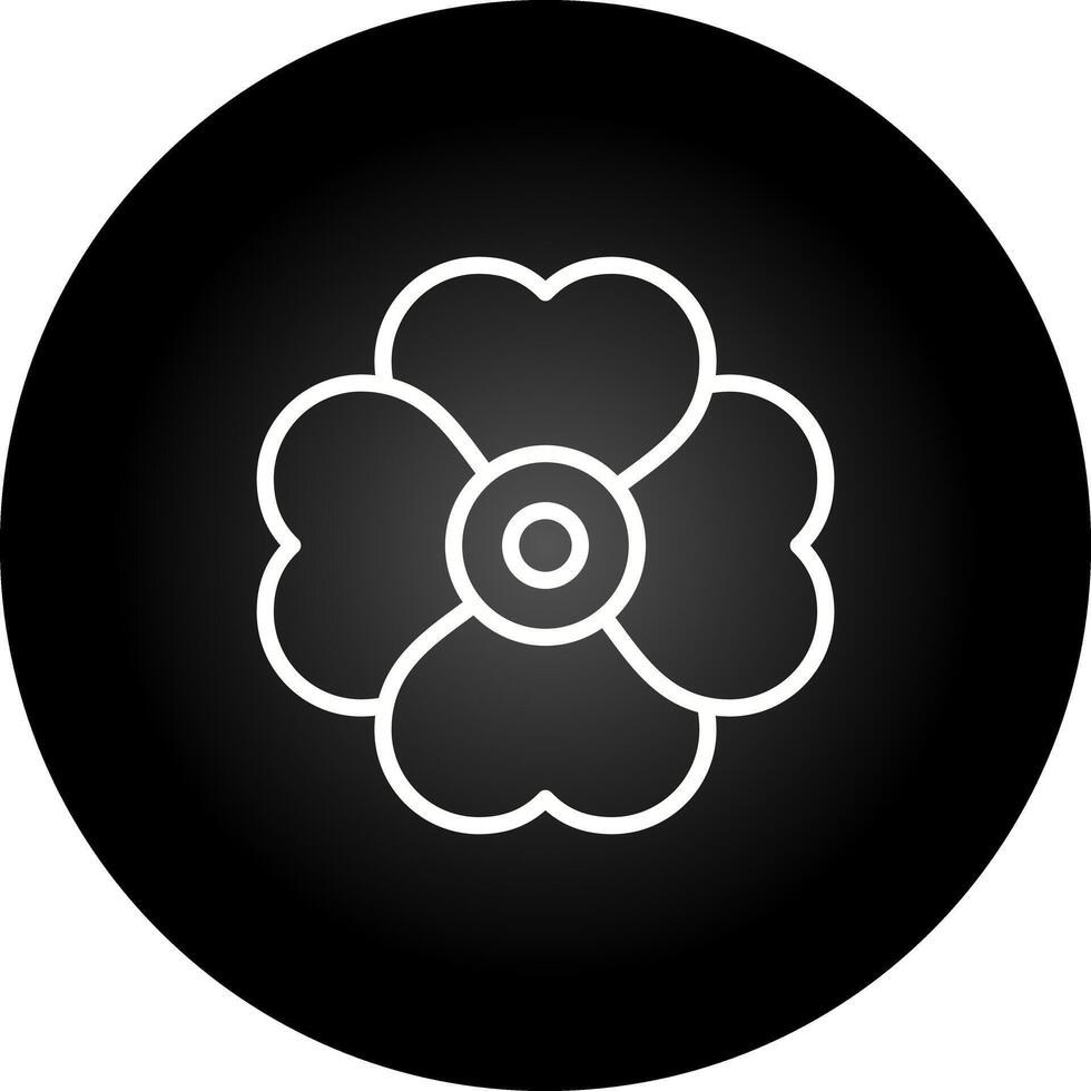 icono de vector de flor de cerezo