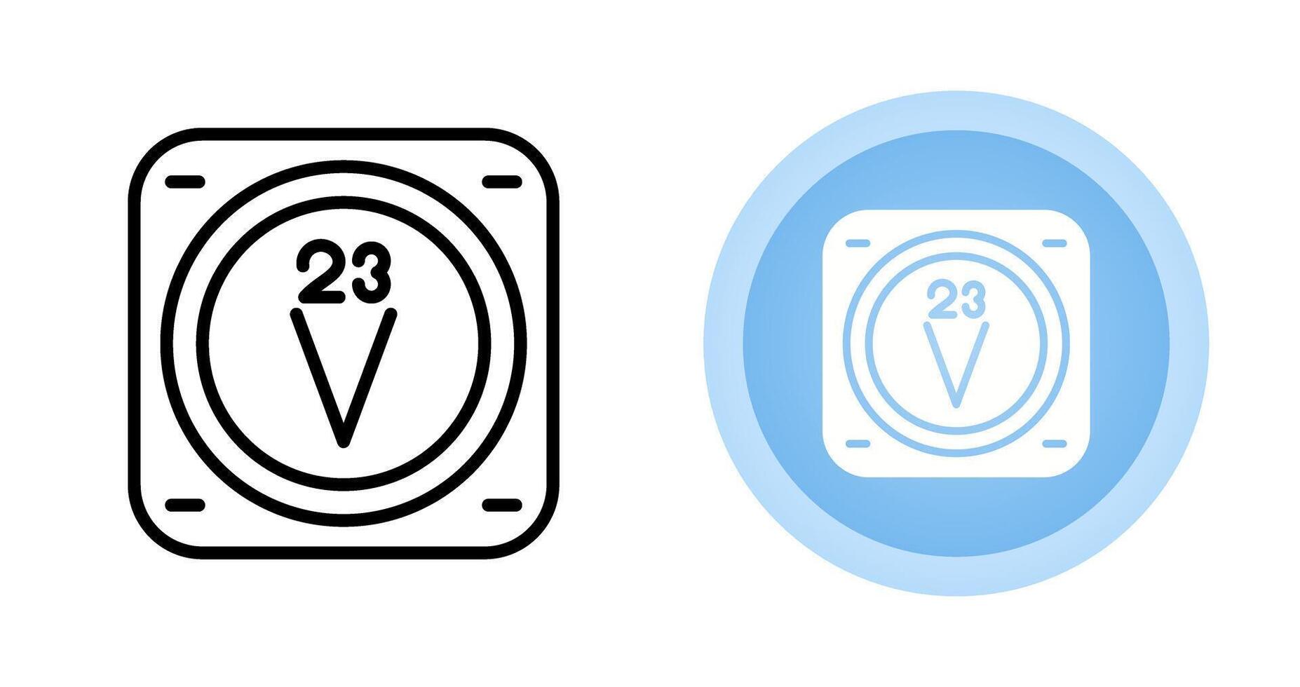 icono de vector único