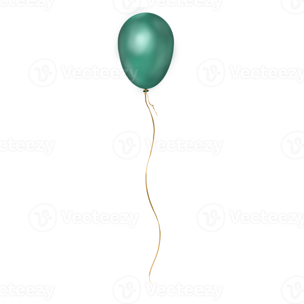 foncé vert ballon png