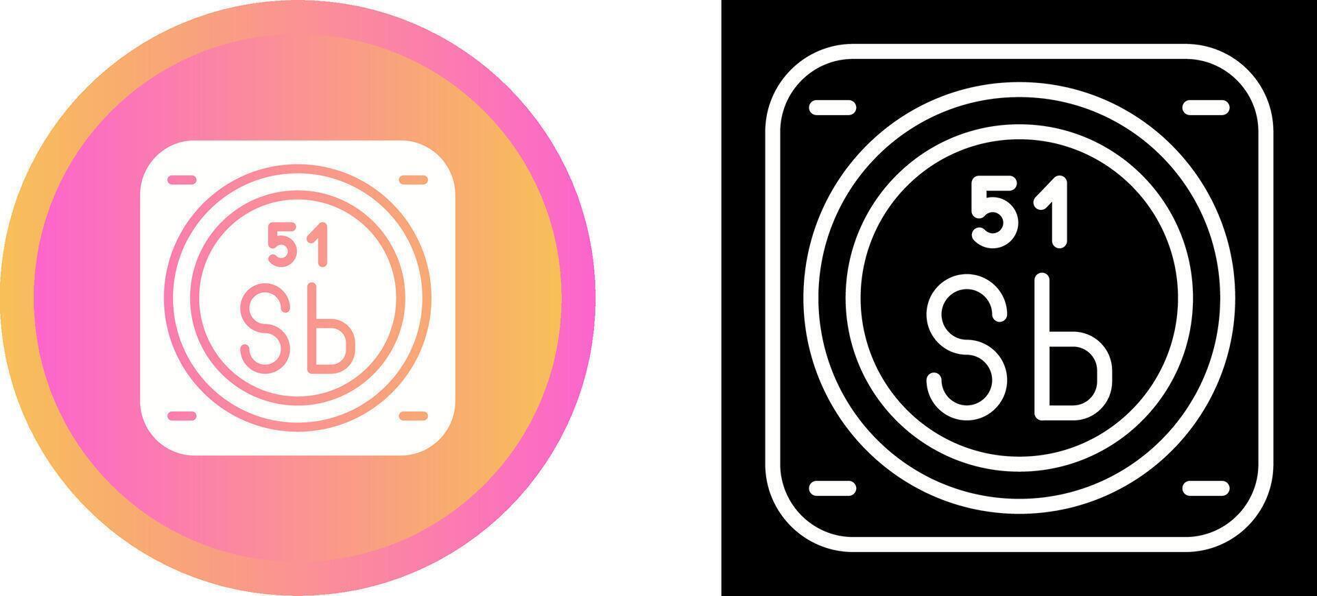 Antimony Vector Icon